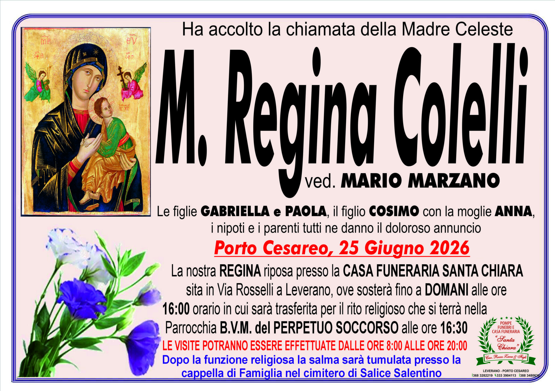 COLELLI M. REGINA