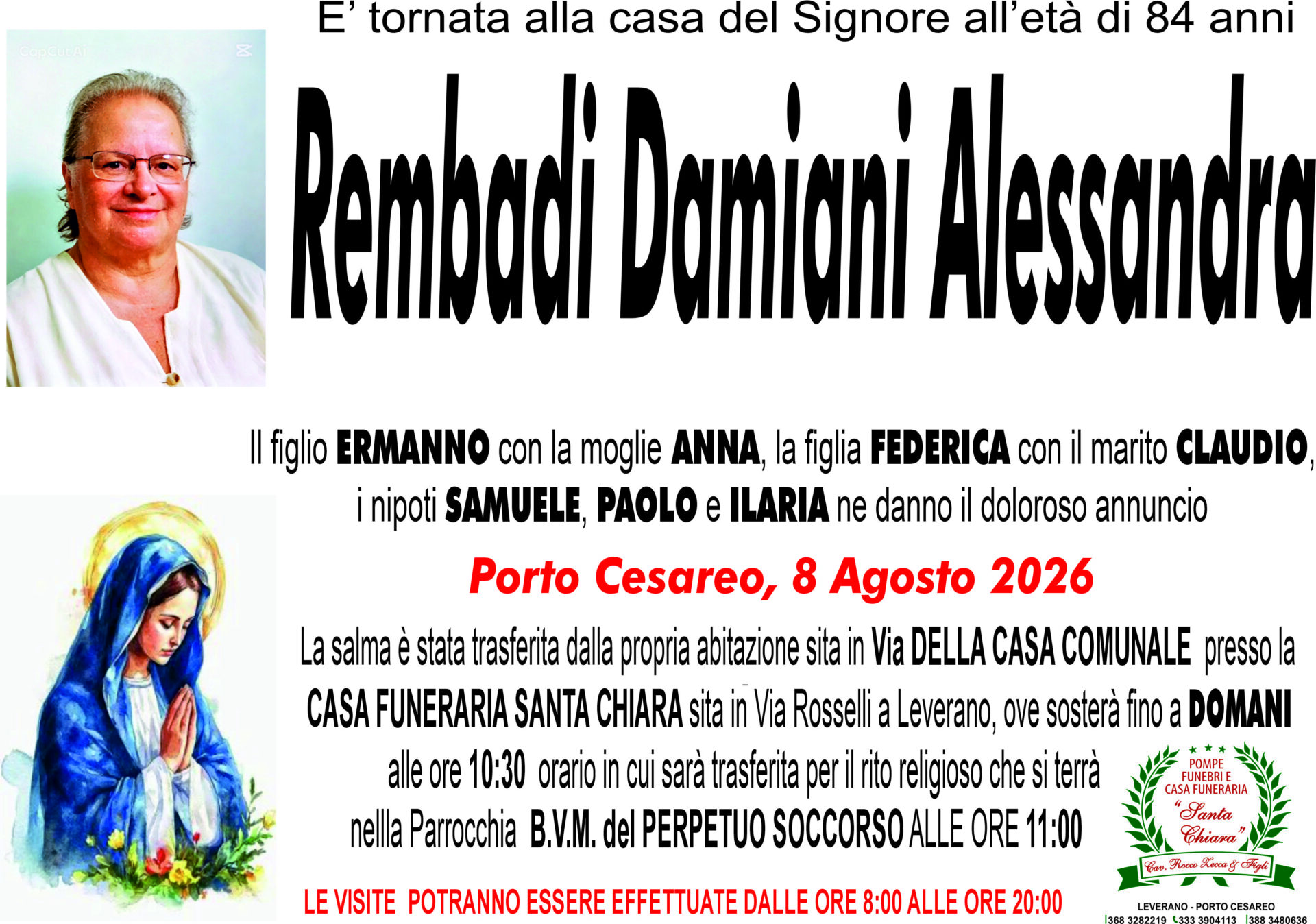REMBADI DAMIANI ALESSANDRA